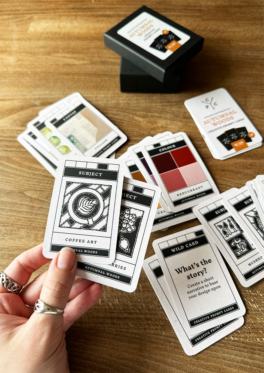 Autumnal Woods - Creative Prompt Cards