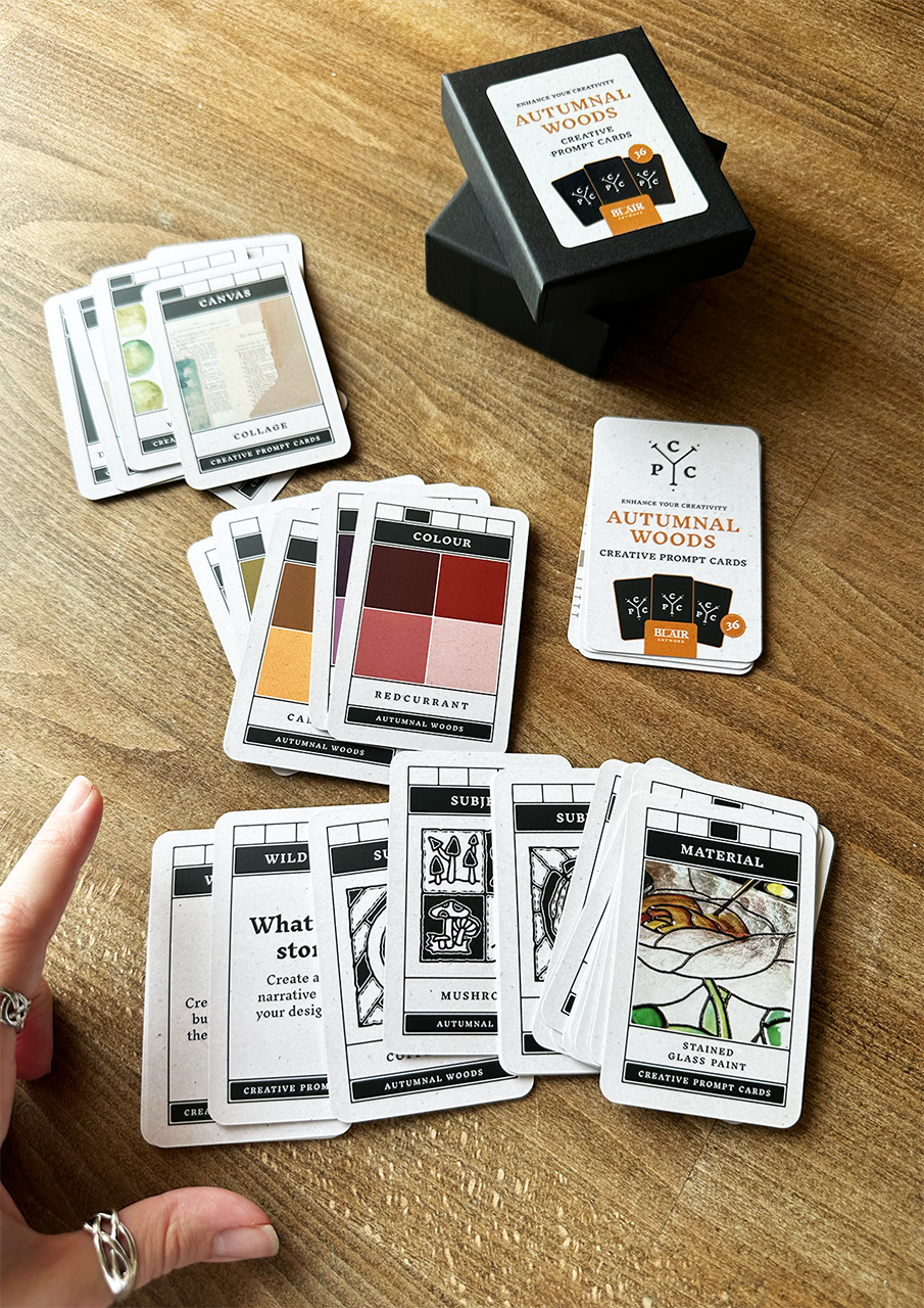 Autumnal Woods - Creative Prompt Cards