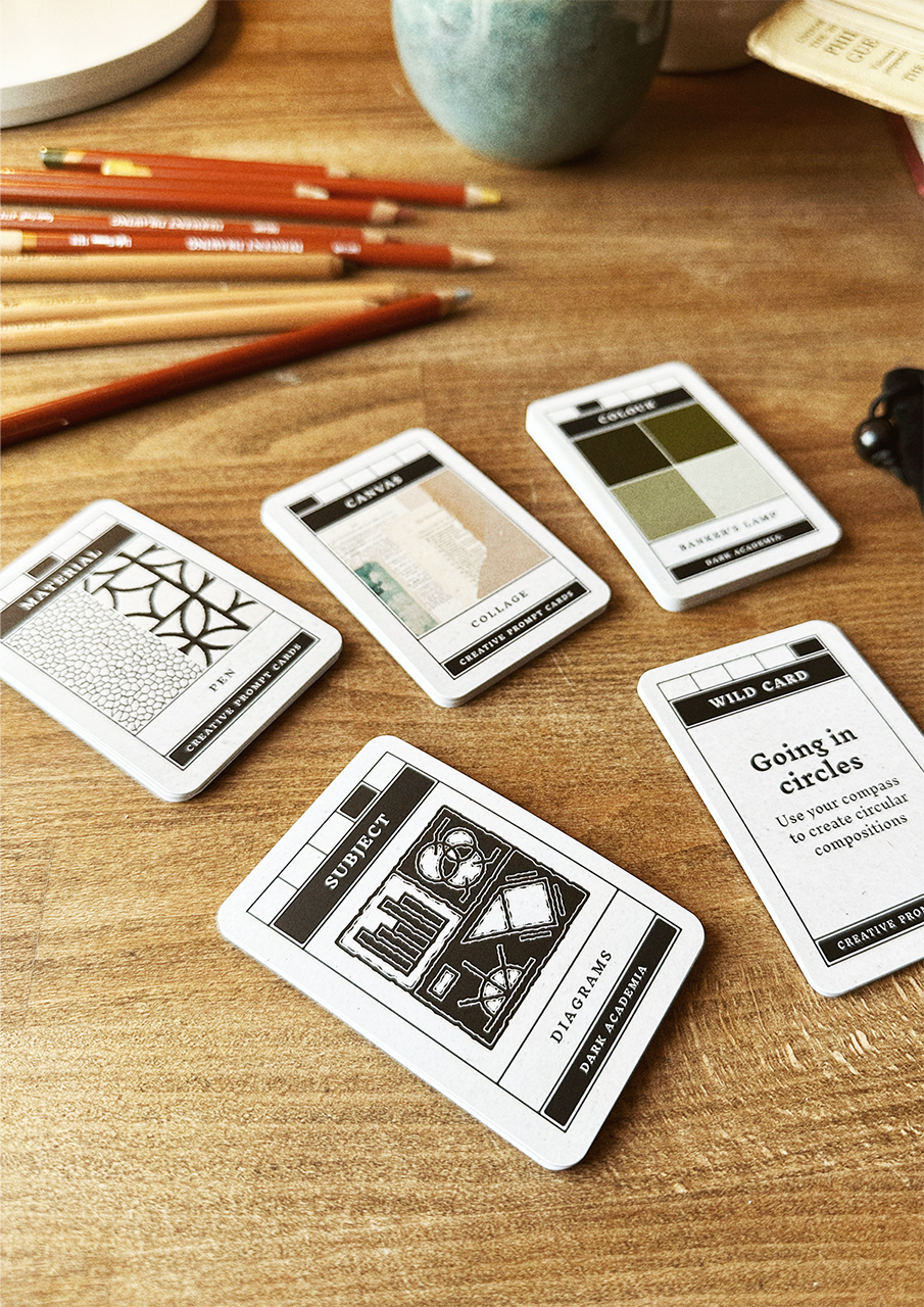 Dark Academia - Creative Prompt Cards