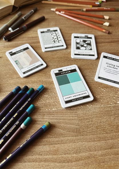 Deep Oceans - Creative Prompt Cards