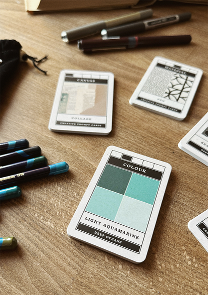 Deep Oceans - Creative Prompt Cards