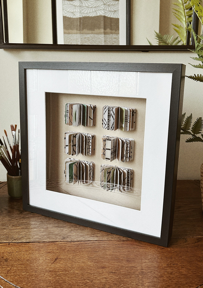 The Pattern Books - Framed Artwork