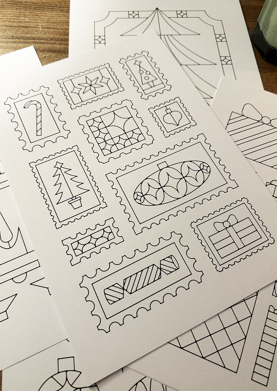 Festive Colouring Pack