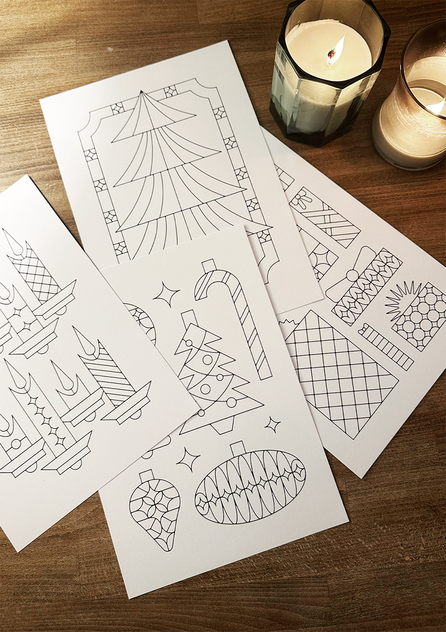 Festive Colouring Pack