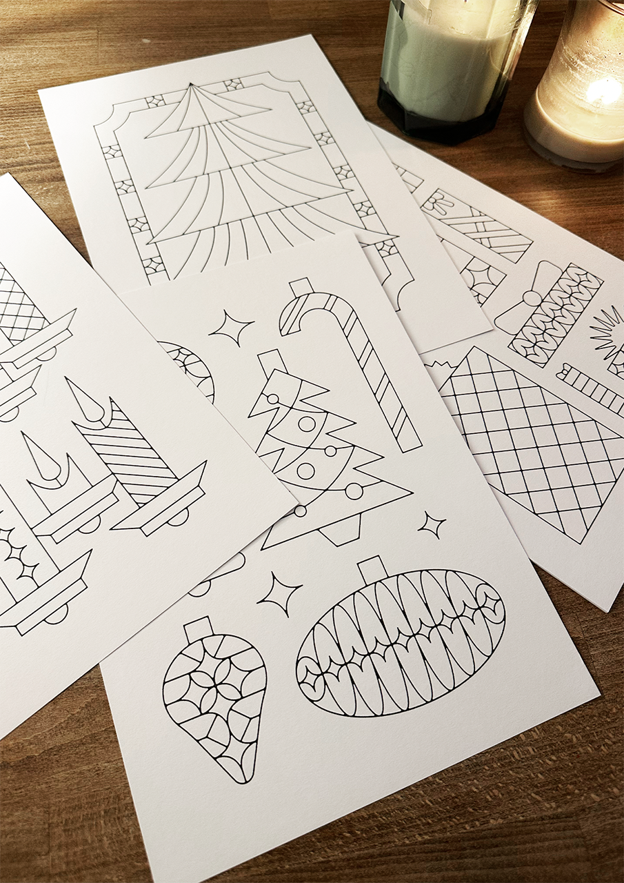 Festive Colouring Pack