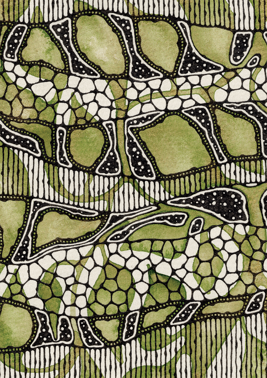 The Green Leaves - Art Print