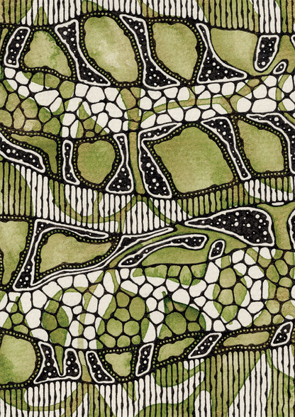 The Green Leaves - Art Print