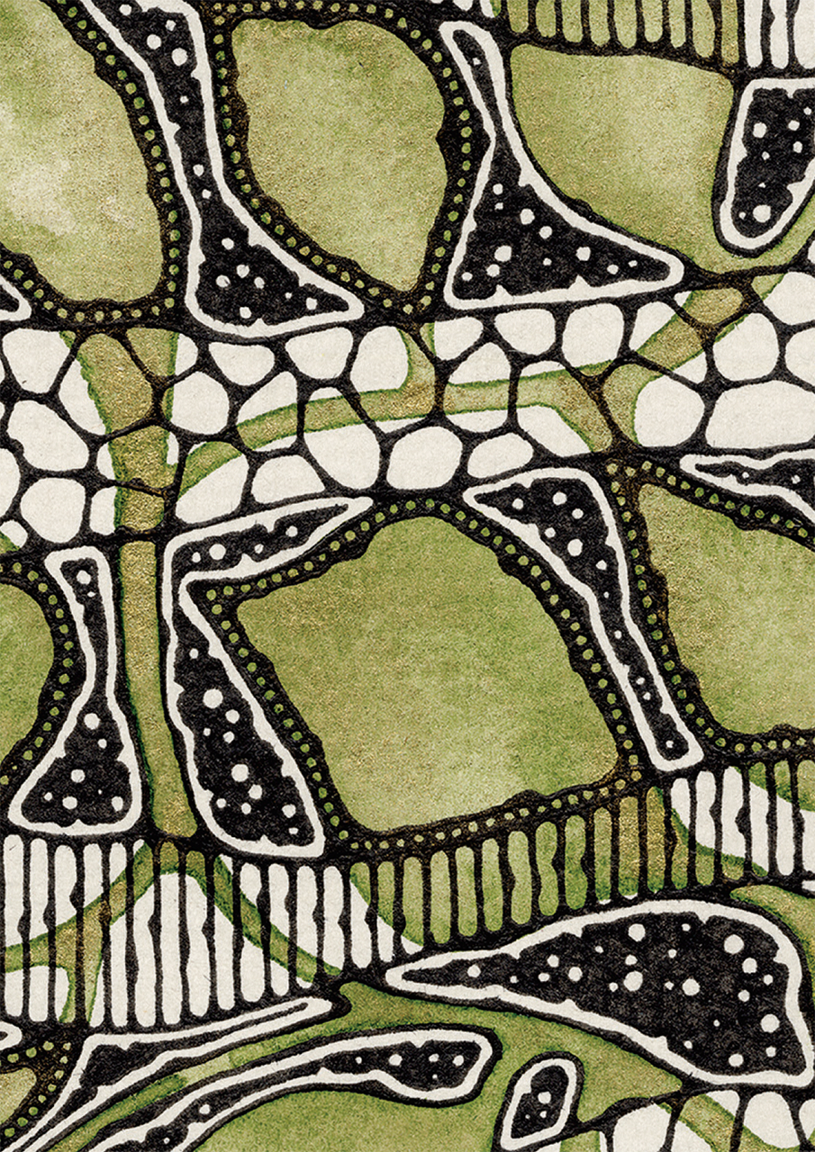 The Green Leaves - Art Print