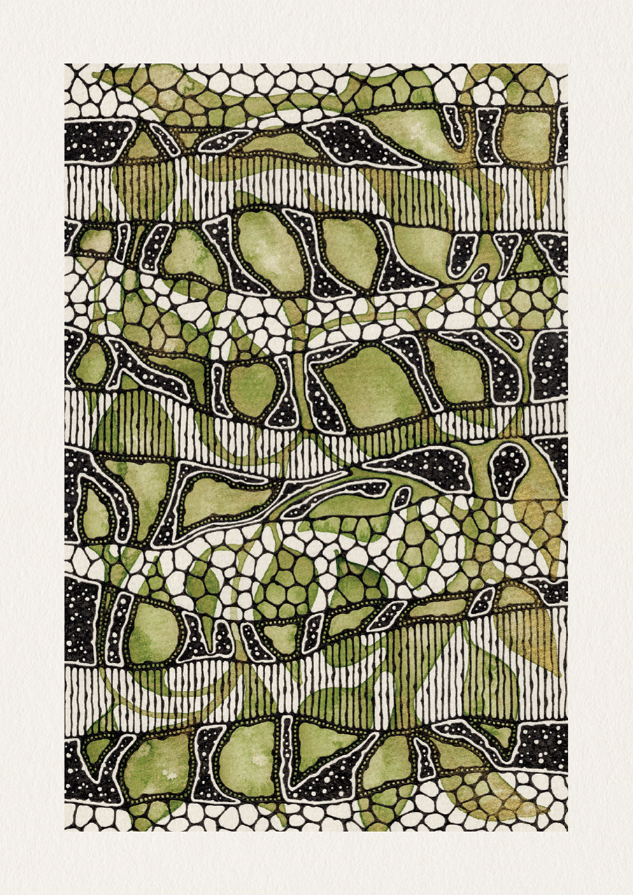 The Green Leaves - Art Print