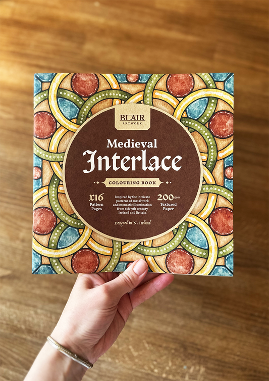 Medieval Interlace - Colouring Book