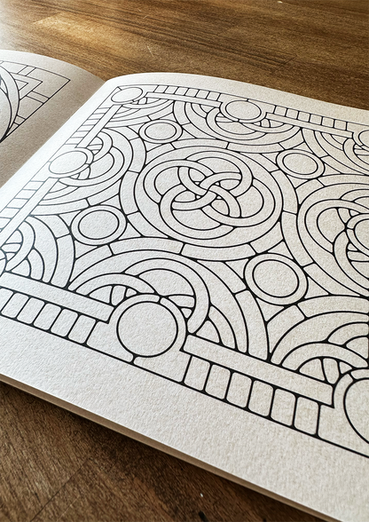 Medieval Interlace - Colouring Book