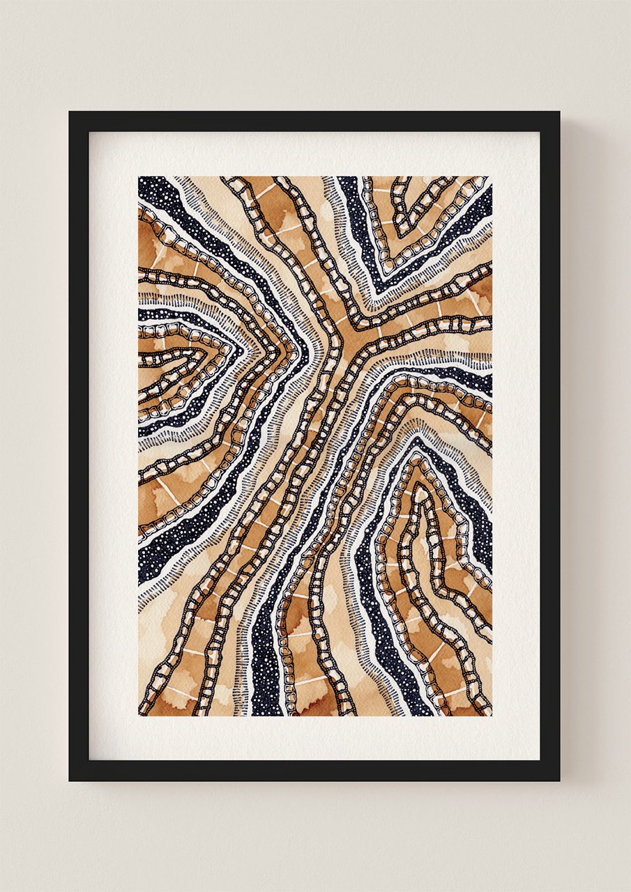 The Midnight Hills - Art Print