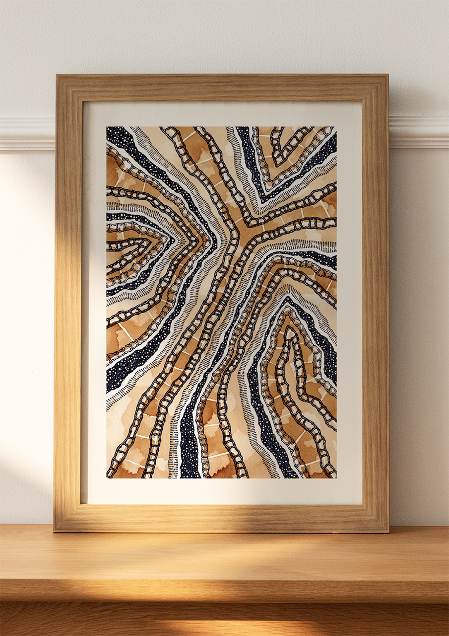 The Midnight Hills - Art Print