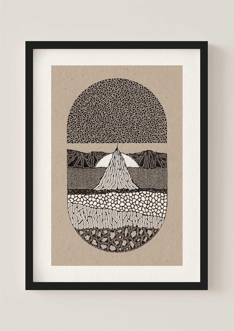 The Nordic Tree - Art Print