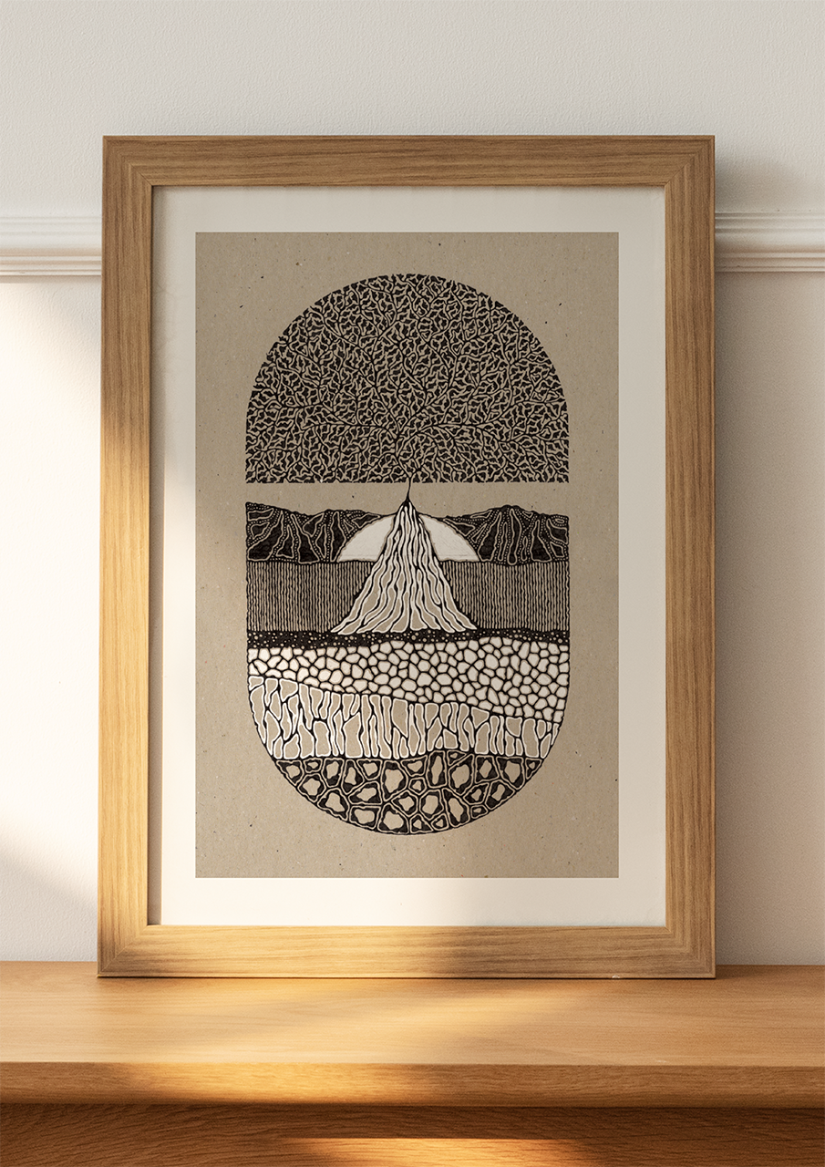 The Nordic Tree - Art Print