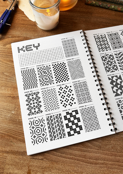 Peaceful Pixels Colouring Book