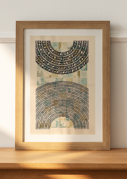 The Roman Tiles - Art Print