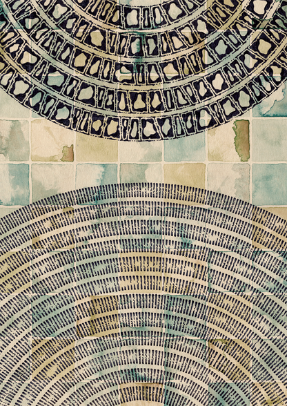 The Roman Tiles - Art Print