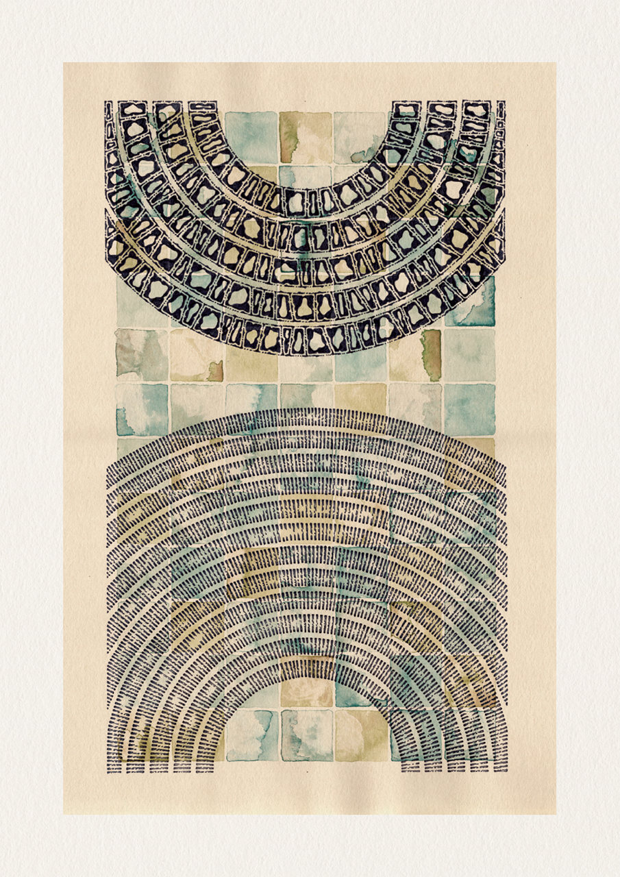 The Roman Tiles - Art Print
