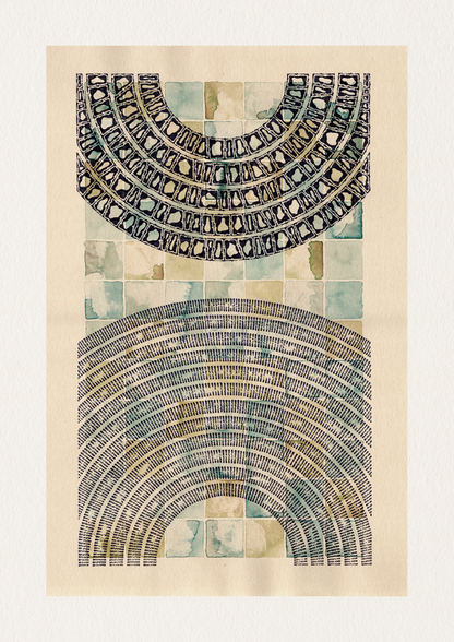 The Roman Tiles - Art Print