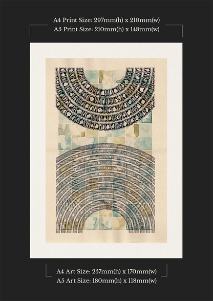 The Roman Tiles - Art Print