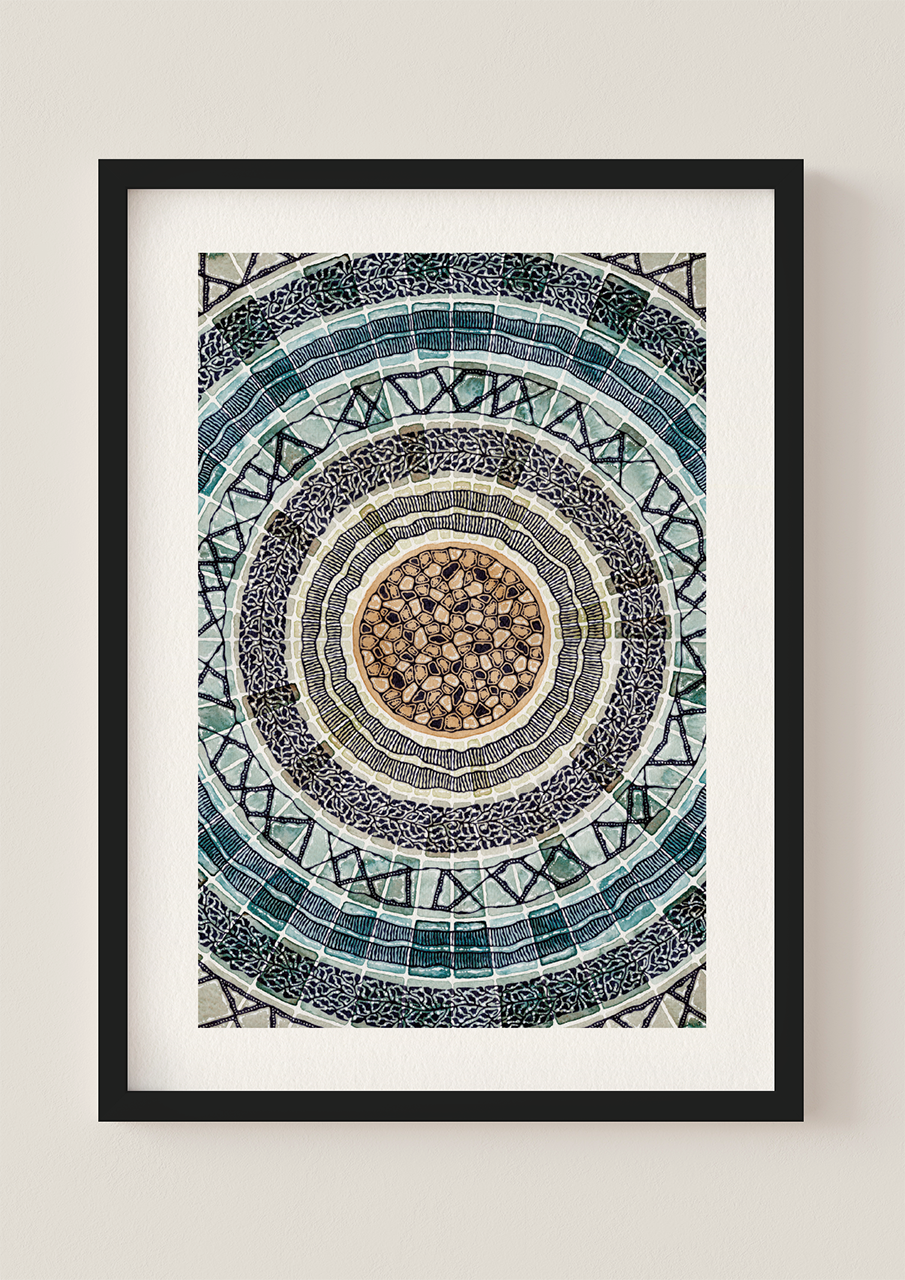 The Stained Light - Art Print