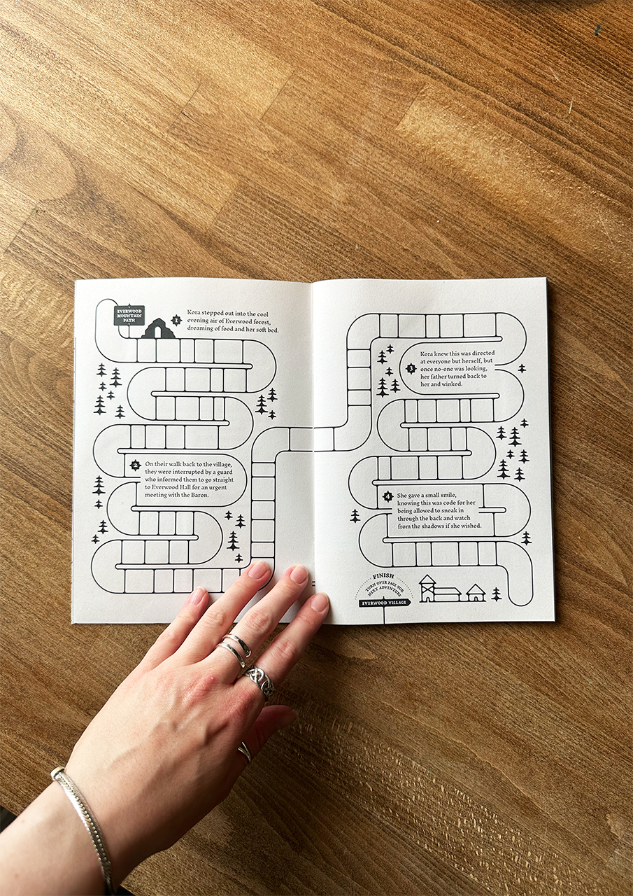 The Winding Way - Adventure Story Colouring Book