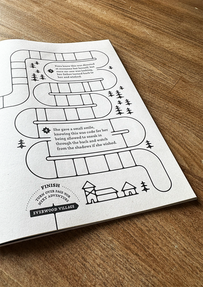 The Winding Way - Adventure Story Colouring Book