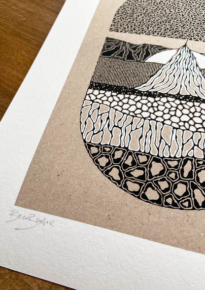 The Nordic Tree - Giclée Art Print