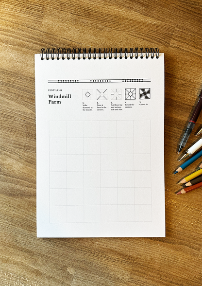 Zentiles Guided Drawing Book