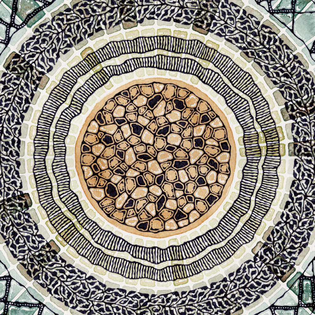 Colourful pattern art 