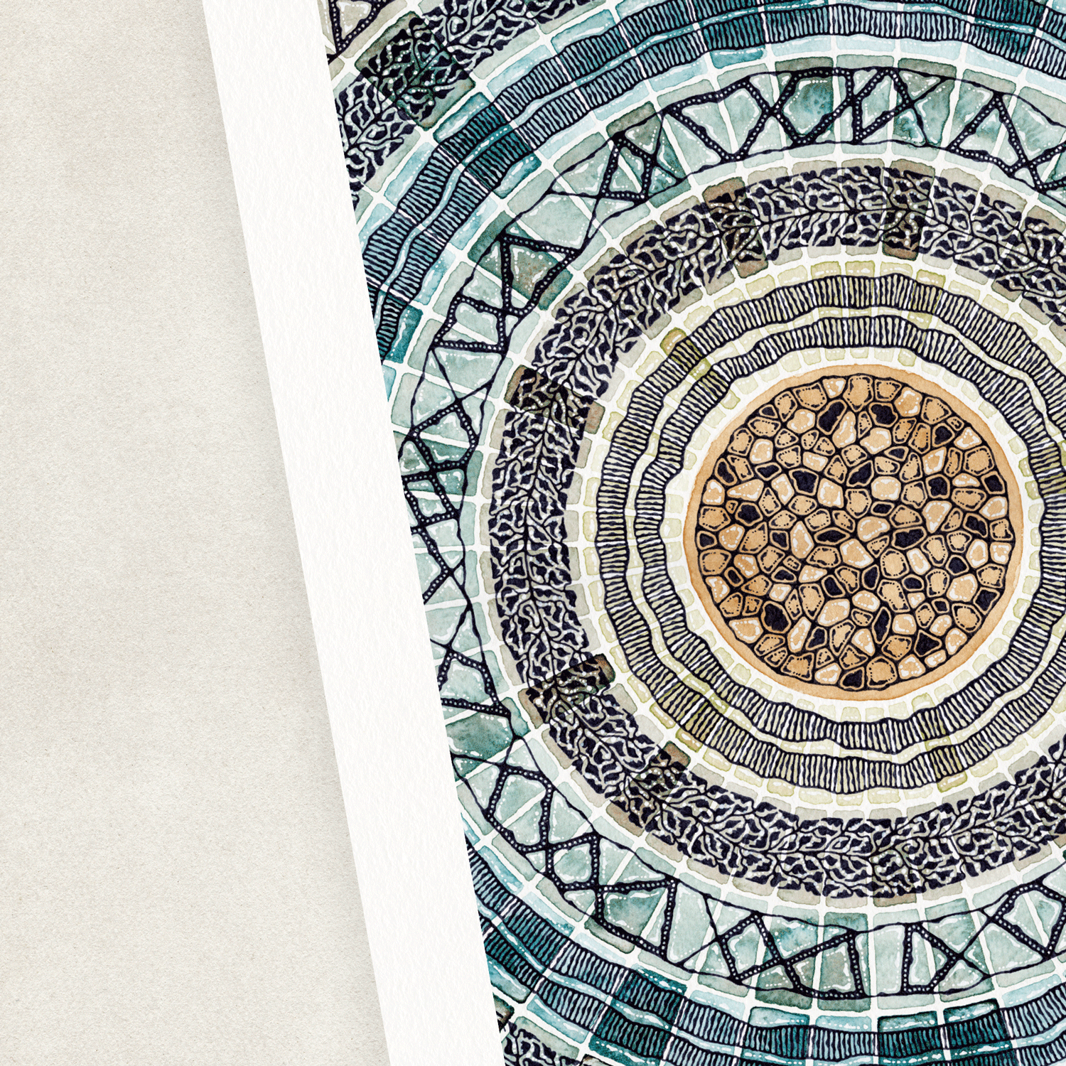 Colourful pattern art 