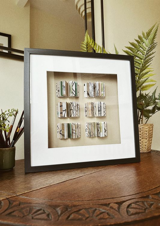 The Pattern Books - Framed Artwork