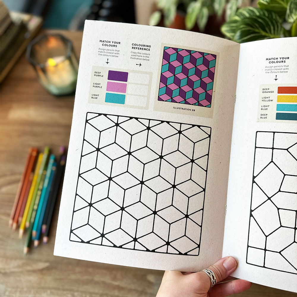 Simply Geometric - Colouring Book