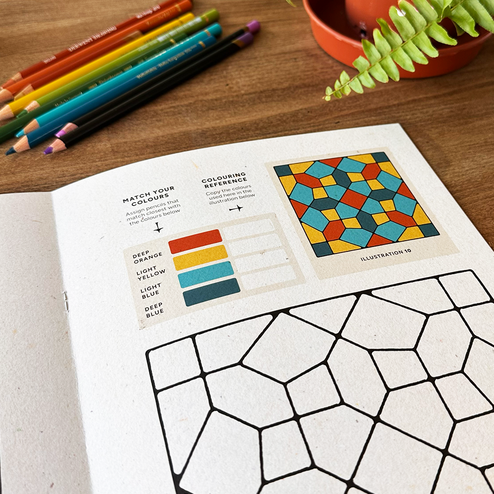 Simply Geometric - Colouring Book
