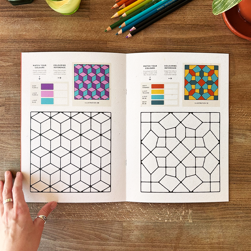 Simply Geometric - Colouring Book
