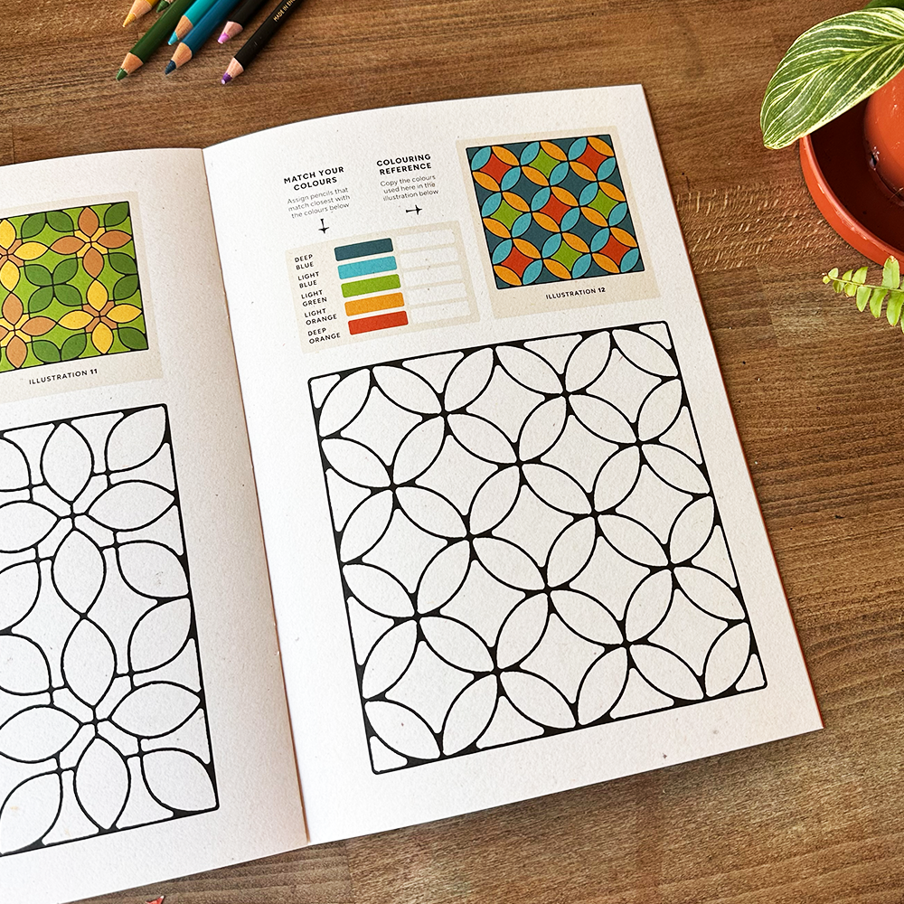 Simply Geometric - Colouring Book