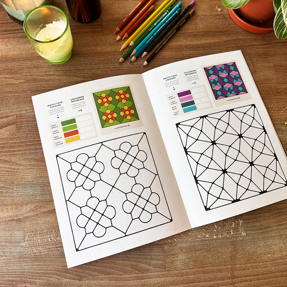 Simply Geometric - Colouring Book